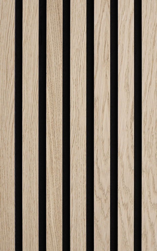 Unfinished Oak Slat Panels